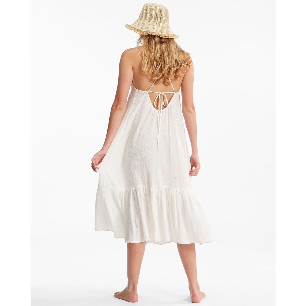 Billabong Ready For Sun - Beach Cover- Up Womens Size M Ecru - Picture 2 of 10